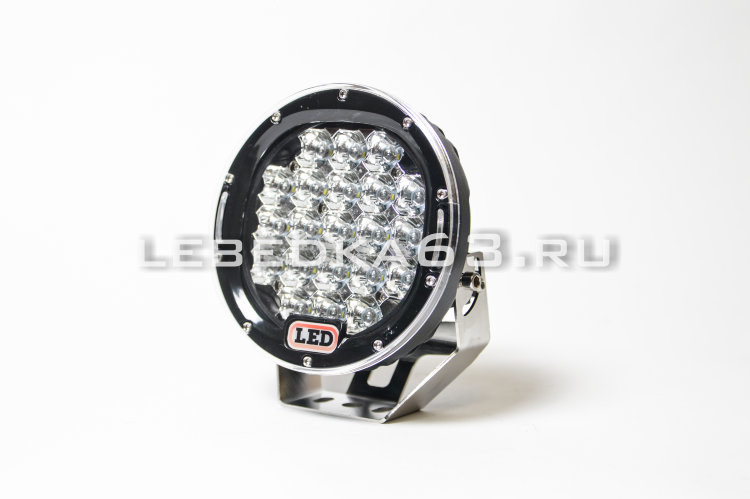 Светодиодная фара 105W ближнего/дальнего света 7" (черная) в Самаре